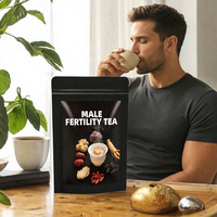 Teh Herbal Kesuburan Pria, Teh Celup Rasa Campuran, Teh Kesehatan Pria