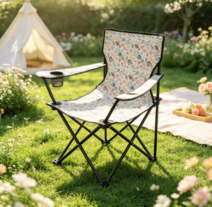 <span class=keywords><strong>Silla</strong></span> Mecedora Plegable de Metal Personalizada Tepu, Muebles Ligeros y Portátiles para Exteriores y Camping con Bolsa de Almacenamiento, Sillas de Playa - Product Image 5