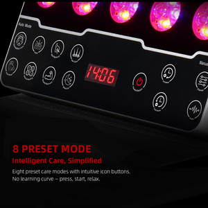 Panneau de <span class=keywords><strong>luminothérapie</strong></span> LED portable SunPlus, véritable 48W, 120 LED de 1W, 4 couleurs, 8 modes prédéfinis, appareil de soin de la peau à impulsions pour la maison et les voyages - Product Image 4