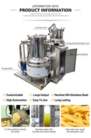 Commerciële vacuümfriteuse voor voedselveilige verwerking van fruit en groenten, inclusief apparatuur voor het maken van zoete aardappelchips, laagtemperatuur friteuse.