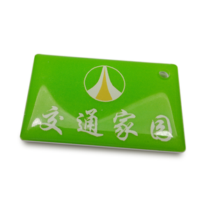 Targhetta ad anello nfc di alta qualità con targhetta per cani in bianco con etichetta epossidica con stampa logo - Product Image 4