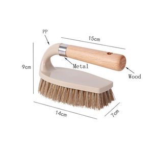 Wholesale Wooden Handle Cleaning <b>Brush</b> Heavy-Duty <b>Scrub</b> <b>Brushes</b> - Product Image 2