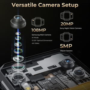Oukitel WP30 <span class=keywords><strong>Pro</strong></span> 6.8นิ้ว FHD + 120Hz หน้าจอ11000mAh 12 + 512GB กล้องเวอร์ชั่นกลางคืน5G แอนดรอยด์<span class=keywords><strong>13</strong></span>สมาร์ทโฟนที่ทนทานพร้อม NFC - Product Image 3
