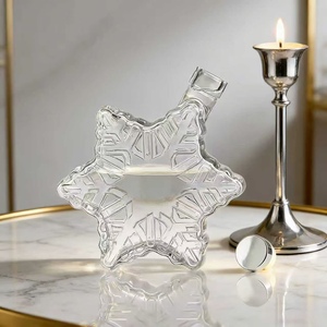 Bottiglia di Vetro dalla Forma Unica per Tequila 500ml, Antigoccia, Ricaricabile con Tappo in Sughero, Serigrafata, Vuota - Product Image 1