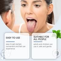 Kit de Gel Nettoyant pour la Langue, Gel Nettoyant pour la Langue Haleine Fraîche avec Brosse Grattoir à Langue, Gel Doux pour un Nettoyage en Profondeur des Soins Bucco-Dentaires