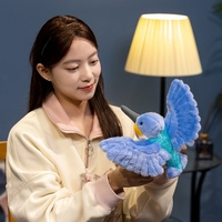 Nouveauté Peluche réaliste de goéland, adorable peluche d'oiseau, cadeau idéal pour les enfants, décoration de bureau, peluche animale