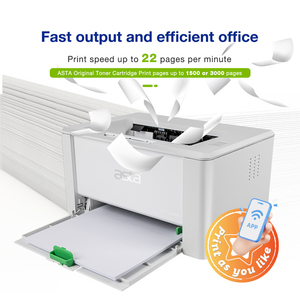 Imprimante laser ASTA P1022NW A4 22 ppm 600 x 600 dpi, compacte, monochrome, noir et blanc, pour bureau et école. - Product Image 2