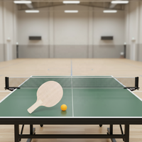 Raquettes de ping-pong en bois HUIY, non finies, fabriquées au Shandong, pour une expérience de peinture unique.