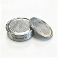 401 #   502 # 603 #   Couvre-boîtes en aluminium à décollement facile, type O, en fer blanc avec anneau en feuille d'aluminium, à ouverture facile pour emballages de boîtes en carton