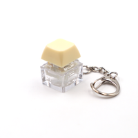 En stock, prêt à être expédié : Porte-clés personnalisé avec capuchon de touche de clavier, DIY, pour clavier mécanique, anti-stress, jouet fidget