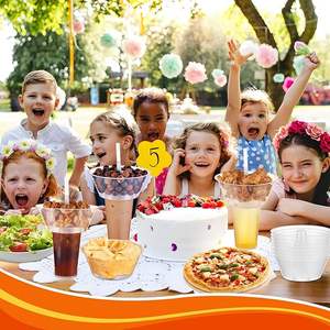 Gobelet à jus <span class=keywords><strong>de</strong></span> <span class=keywords><strong>fruits</strong></span> Boba en PET écologique avec logo personnalisé, 700 ml, Freyo Tower 2 en 1, gobelet à collation en plastique <span class=keywords><strong>pour</strong></span> manger et boire avec bol à collation sur le dessus - Product Image 6