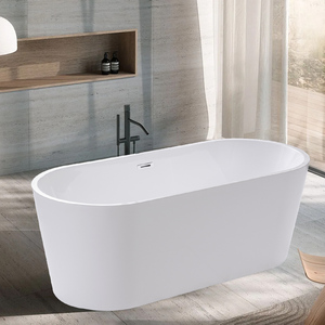 Bañera Acrílica Portátil Moderna, Independiente, Grande y Profunda, <span class=keywords><strong>Bañeras</strong></span> Económicas de Fábrica en Oferta - Product Image 2