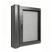 Moustiquaire de sécurité rétractable moderne en aluminium pour cuisine, en acier inoxydable 304, avec poignée de verrouillage
