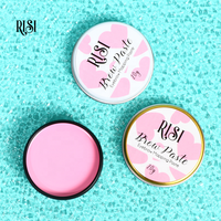 Pâte à sourcils néon de marque privée RISI 20g Kit d'outils de mise en forme des sourcils Pâte à sourcils pour la cartographie des sourcils