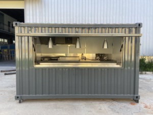 Ngoài trời prefab cắm trại vận chuyển <span class=keywords><strong>container</strong></span> Pop Up cà phê di động cửa hàng <span class=keywords><strong>container</strong></span> nhà - Product Image 5