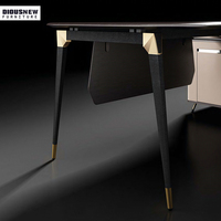 DIOUSNEW Foshan fournisseur en forme de L patron directeur général bureau exécutif Table de bureau en bois pour mobilier de bureau
