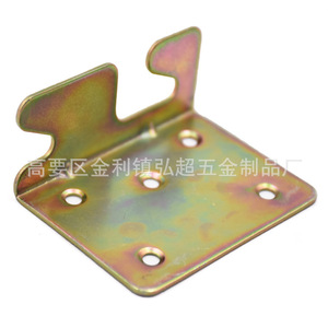 Support d'angle personnalisé en fer zingué, à angle droit, pour meubles et usage domestique - Product Image 1