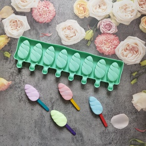 8 giọt nước 498 màu xanh lá cây Silicone Kem khuôn bền vững mùa hè bên món tráng miệng Popsicle khay <span class=keywords><strong>Cube</strong></span> Khay làm cho nguồn cung cấp - Product Image 5