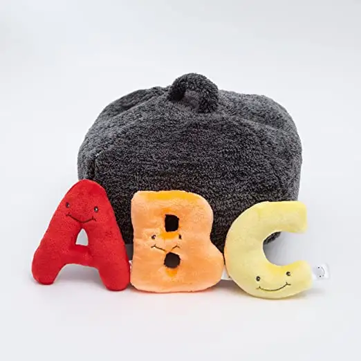 LEVIN Custom Educational Alphabet Toys Stuffed Letters in Plush Bag plush alphabet letter toys for boy kid