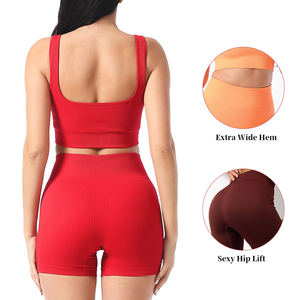 Dreamluna ชุดชั้นในกีฬาคอสูงปรับขนาดได้,ชุดเสื้อและกางเกงในสตรีมขนาดใหญ่พิเศษ - Product Image 4