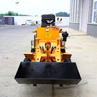 Mini-Kompaktlader, Kompakter Radlader, Kleiner Baulader Made in China für Landwirtschaft und Gartenarbeit