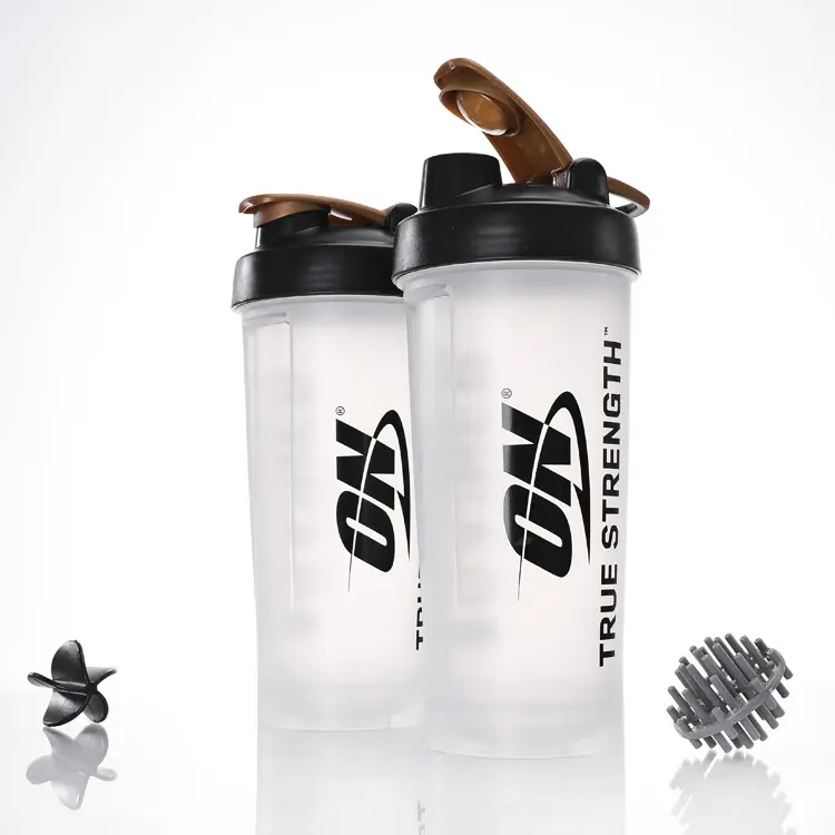 Vendita calda 1L promozionale ECO Friendly Fitness palestra plastica polvere proteine del siero di latte Shake bottiglia Sport Shaker bottiglia d'acqua palestra