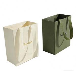 Bolsa de Papel Kraft de Lujo Hecha a Mano con Logotipo Personalizado y Cinta para Joyería, Cosméticos, Ropa, Relojes, Embalaje de Regalo Duradero - Product Image 4