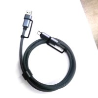 Offres spéciales 60W type-c charge super rapide pd 65W câble convertisseur USB 4-en-1 cuivre pur pour IOS et utilisation sur ordinateur