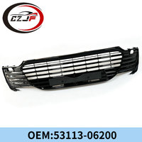 CZJF Suku Cadang Bodi Mobil Gril Bawah Bumper Depan untuk Toyota Camry 2021 2022 2023 dengan Lubang Sensor Spesifikasi AS LE 53113-06200