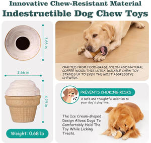 Agresif Chewers için çok fonksiyonlu interaktif köpek oyuncakları, yıkılmaz köpek oyuncakları dondurulmuş köpek bakımı dağıtıcı - Product Image 3