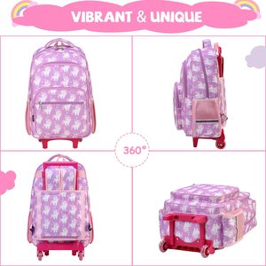 2025 personnalisé de haute qualité étanche enfants sac d'école <span class=keywords><strong>à</strong></span> la mode enfants sac <span class=keywords><strong>à</strong></span> dos roues chariot roulant sac <span class=keywords><strong>à</strong></span> dos pour l'école - Product Image 4