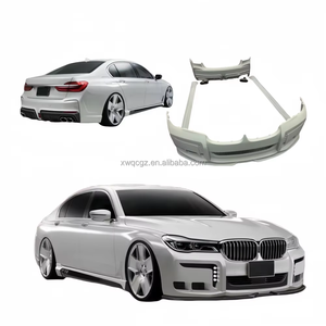 2016-2018 pour <span class=keywords><strong>BMW</strong></span> série 7 <span class=keywords><strong>730</strong></span> 740 750 G12 G11 amélioré WD Style Kit de carrosserie pare-chocs avant jupes latérales pare-chocs arrière échappement queue Pip - Product Image 2