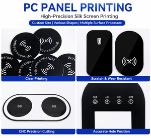 PC Panel Magnetic Wireless Charging <b>Pad</b> Car Mount Fast Wireless Charger Lens for Phones - Product Image 2