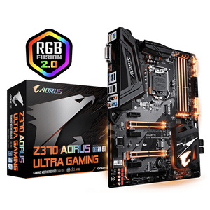 Carte mère de jeu GIGABYTE Intel Z370 <span class=keywords><strong>AORUS</strong></span> <span class=keywords><strong>ULTRA</strong></span> <span class=keywords><strong>GAMING</strong></span> WIFI 64 Go DDR4 LGA1151 Socket ATX d'occasion - Product Image 1
