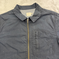 Vintage Herrenjacke Marineblau Militär-Twill Baumwolle USA Gewachst
