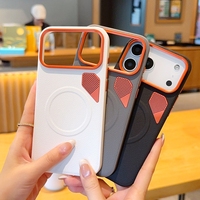 Étui magnétique pour iPhone 18 Pro Max, coque de protection en cuir PU antichute et antichoc pour iPhone 17 Pro, iPhone 16, 15 Pro Max, avec découpe ajourée