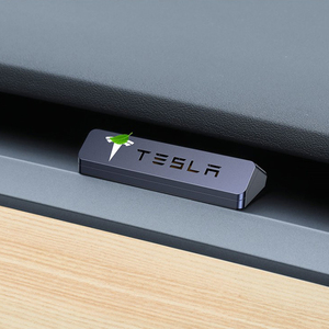 Diffuseur d'air frais de luxe pour voiture <span class=keywords><strong>Tesla</strong></span>, éclairage ambiant, capteur de <span class=keywords><strong>vibration</strong></span>, support d'aromathérapie en alliage d'aluminium pour Model 3/Y/S/X - Product Image 3
