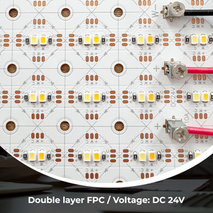 Panneau LED flexible de 10 m x 240 mm pour la décoration intérieure en pierre/onyx/marbre avec lumière ultra-uniforme et design découpable - Product Image 4