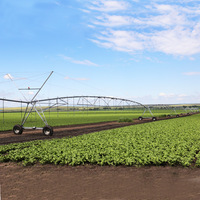 Système d'irrigation agricole pivotant mobile à prix d'usine avec arroseur final à vendre