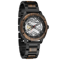 Montres en bois de luxe minimalistes personnalisées OEM de haute qualité avec cadran à aiguilles, chronographe, édition limitée