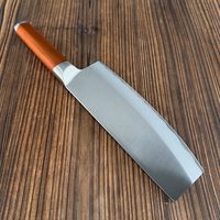 Couteau de cuisine pour femme, couteau de chef en acier inoxydable, 7,5 pouces, outil de découpe et de hachage de la viande