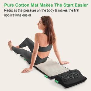 Juego de alfombrillas de acupresión de yoga largas personalizadas, alfombrilla de acupuntura de masaje, alfombrilla grande de acupresión para el cuerpo y almohada para aliviar el dolor de espalda y cuello - Product Image 3