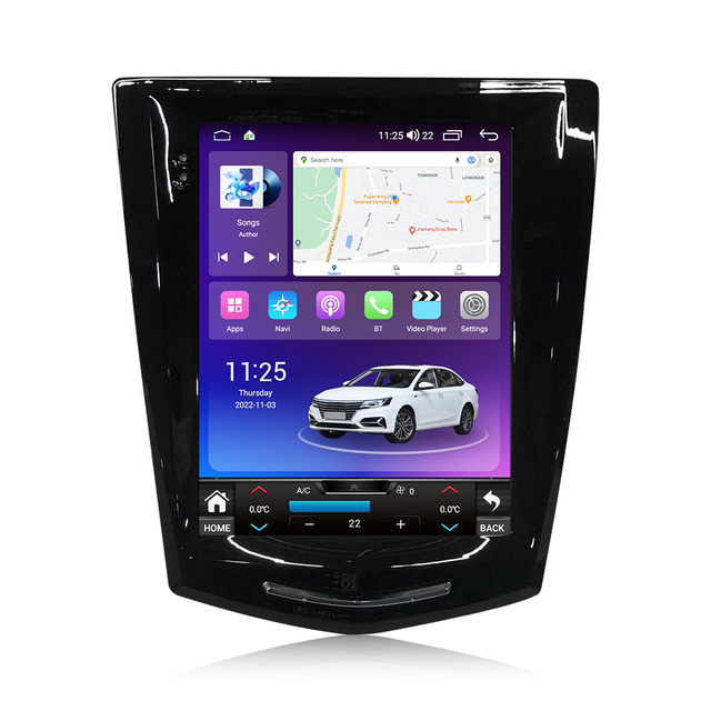 MEKEDE Car-play Auto Car Radio Video Music Player 8core WiFi 4G LTE Cooling Fan for Cadillac ATS ATSL XTS SRX CTS