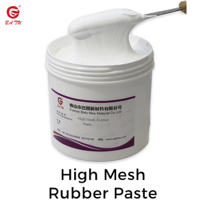 Bonne <span class=keywords><strong>pâte</strong></span> en caoutchouc haute maille lisse au toucher compatible pour la sérigraphie sur les tissus ou les vêtements - Product Image 2