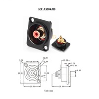 D Type Châssis Panneau Mur Vis Montage RCA BNC 3.5mm Femelle Prise Connecteur Module En Alliage De Zinc Extender Coupleur Adaptateur