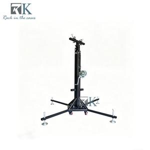 Support de scène pour ligne acoustique, réglable en hauteur (1,8 m - 7 m), en alliage d'aluminium, structure de scène robuste, capacité de charge de 340 kg - Product Image 1