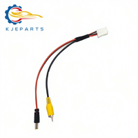 Connecteur mâle à 4 broches Câble d'entrée pour caméra de recul Faisceau de câblage complet pour voiture Toyotas