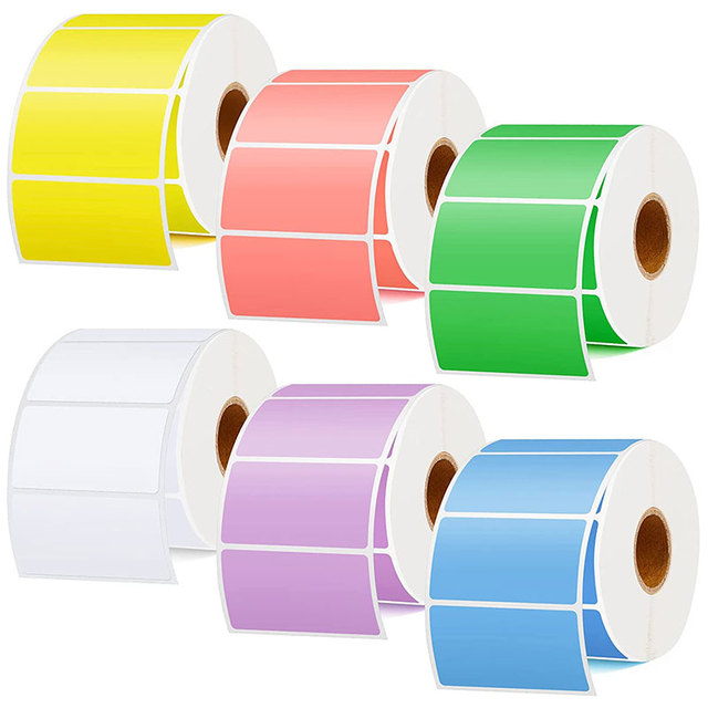 2"x1" 2.25"x1.25" UPC Barcode FBA Square Self-Adhesive Color Shipping Direct Labels Thermal Stickers