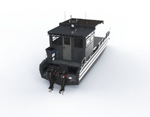 Barco de carga de aluminio de 10m, embarcación de 10m con parte inferior en V, 2022 - Product Image 3