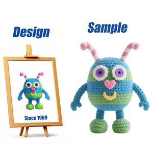 Shengye Amigurumi fabbrica di giocattoli personalizzati souvenir di affari farciti personaggio dei cartoni animati uncinetto Amigurumi mostro <span class=keywords><strong>peluche</strong></span> bambola giocattolo - Product Image 1